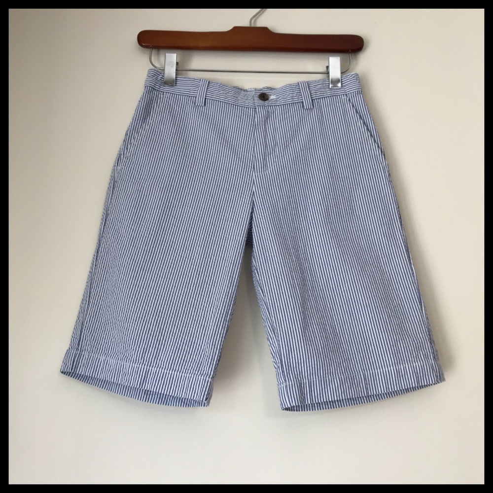 EUC Brooks Brothers Seersucker Bermuda Shorts